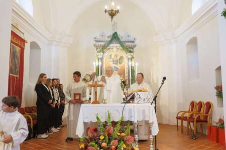 Blagoslov prenovljene cerkve sv. Mihaela na Dolnjem Zemonu  (11)